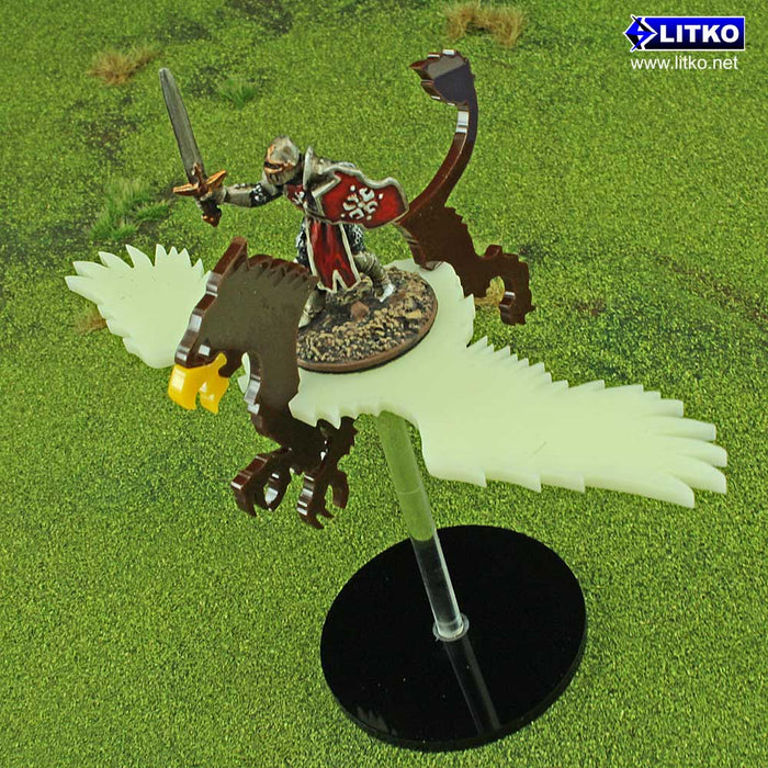 LITKO Flying Griffon Character Mount Kit with 2-inch Circle Base-Character Mount-LITKO Game Accessories