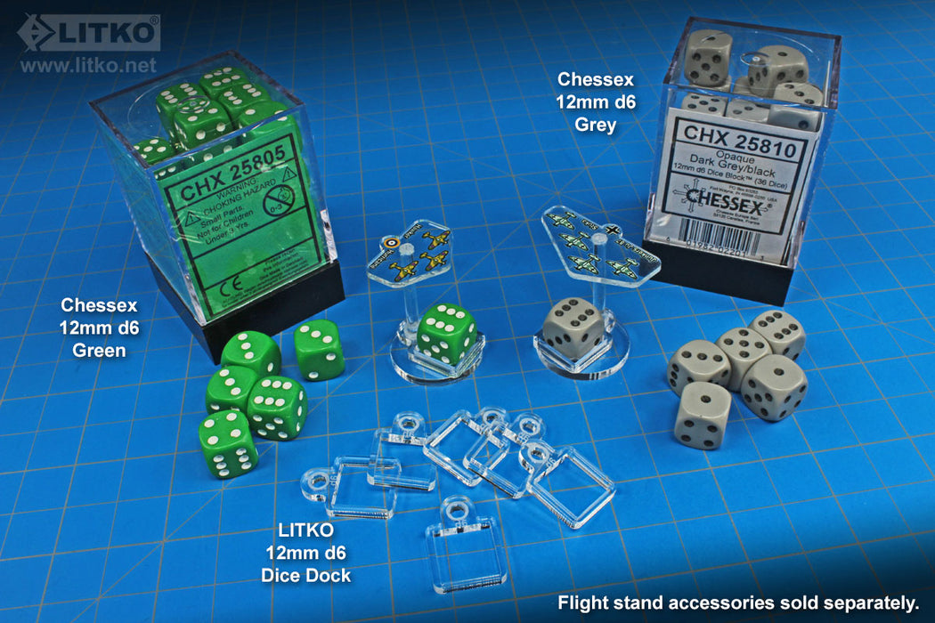 LITKO WWII Micro Air Stands, British Supermarine Spitfire Fighter (3)-General Gaming Accessory-LITKO Game Accessories