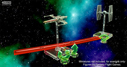 LITKO Barrel Roll Markers Compatible with Star Wars: X-Wing (5)-Tokens-LITKO Game Accessories