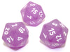 Frosted™ Polyhedral Purple/white d20 (Single Die)-Dice-LITKO Game Accessories