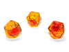Gemini® Polyhedral Translucent Red-Yellow/gold d20  (Single Die) - LITKO Game Accessories