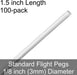 Standard Flight Pegs, 1.5 inch length (100)-Flight Pegs-LITKO Game Accessories