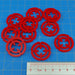 LITKO Targeting Reticle Tokens, Red (10)-Tokens-LITKO Game Accessories