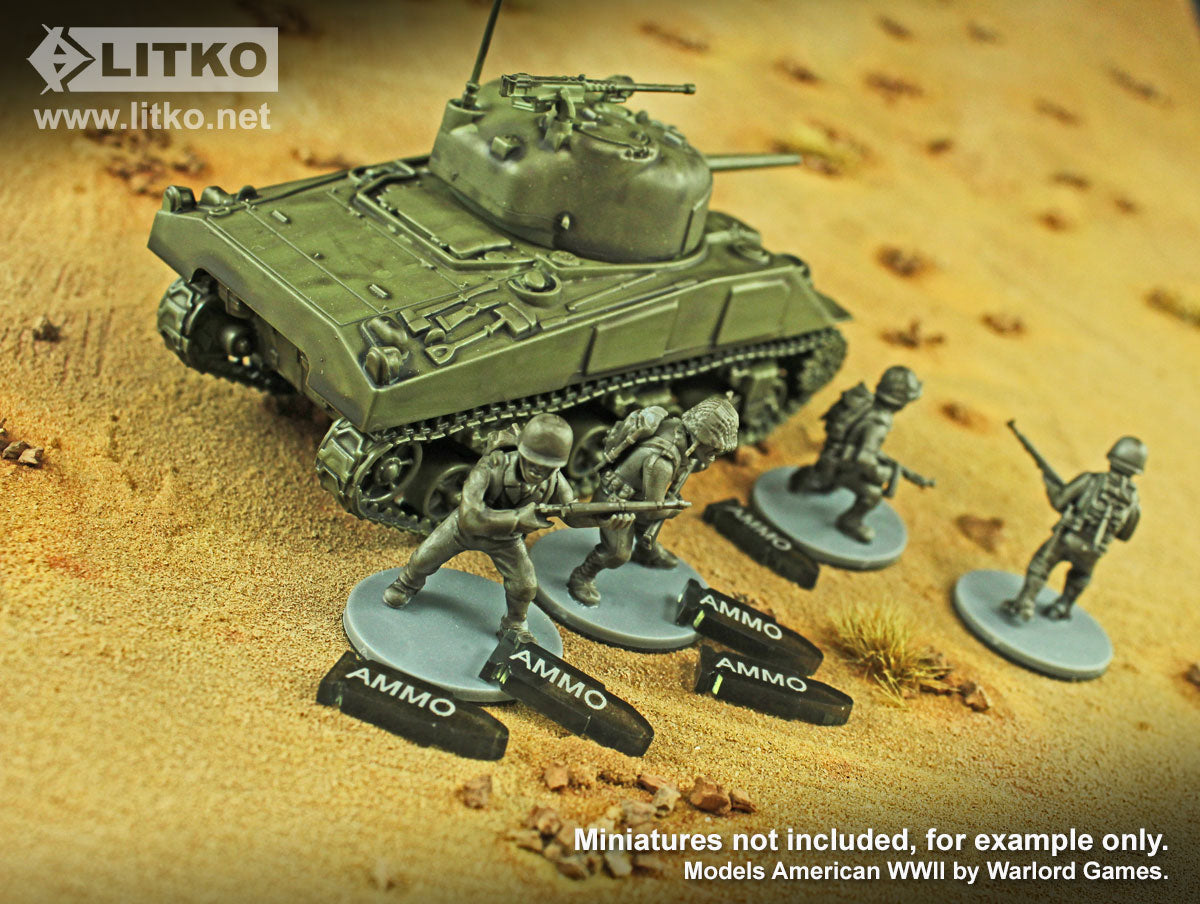 LITKO Ammo Tokens (15)-Tokens-LITKO Game Accessories