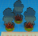 LITKO Flaming Wreckage Markers, Large (3)-Tokens-LITKO Game Accessories
