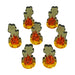 LITKO Flaming Wreckage Markers, Small (7)-Tokens-LITKO Game Accessories