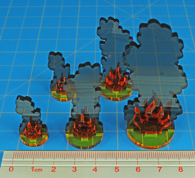 LITKO Flaming Wreckage, Variety Set (5) - LITKO Game Accessories