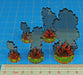 LITKO Flaming Wreckage, Variety Set (5)-Tokens-LITKO Game Accessories