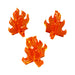 LITKO Flame Markers, Large, Fluorescent Amber (3)-Tokens-LITKO Game Accessories