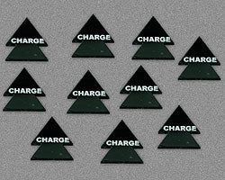 LITKO Charge Tokens, Black (10)-Tokens-LITKO Game Accessories