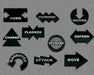 LITKO Command Token Set, Black (10) - LITKO Game Accessories