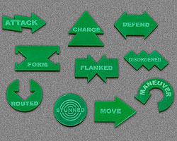 LITKO Command Token Set, Green (10)-Tokens-LITKO Game Accessories