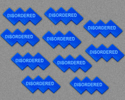 LITKO Disordered Tokens, Blue (10)-Tokens-LITKO Game Accessories