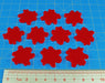 Blood Splatter Tokens, Red (10) - LITKO Game Accessories