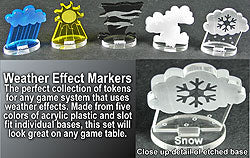 Weather Effect Marker Set, Multi-Color (5)-Tokens-LITKO Game Accessories