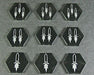 Space Missile Tokens, Translucent Grey (9)-Tokens-LITKO Game Accessories