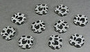 LITKO Space Asteroid Tokens, Translucent Grey (10)-Tokens-LITKO Game Accessories