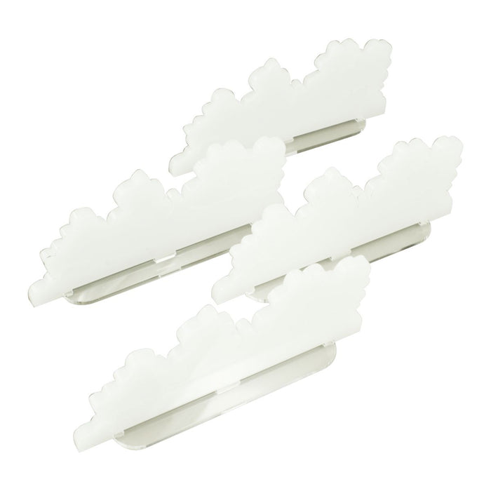 LITKO Smoke Screen Markers, Medium, Translucent White (4)-Tokens-LITKO Game Accessories