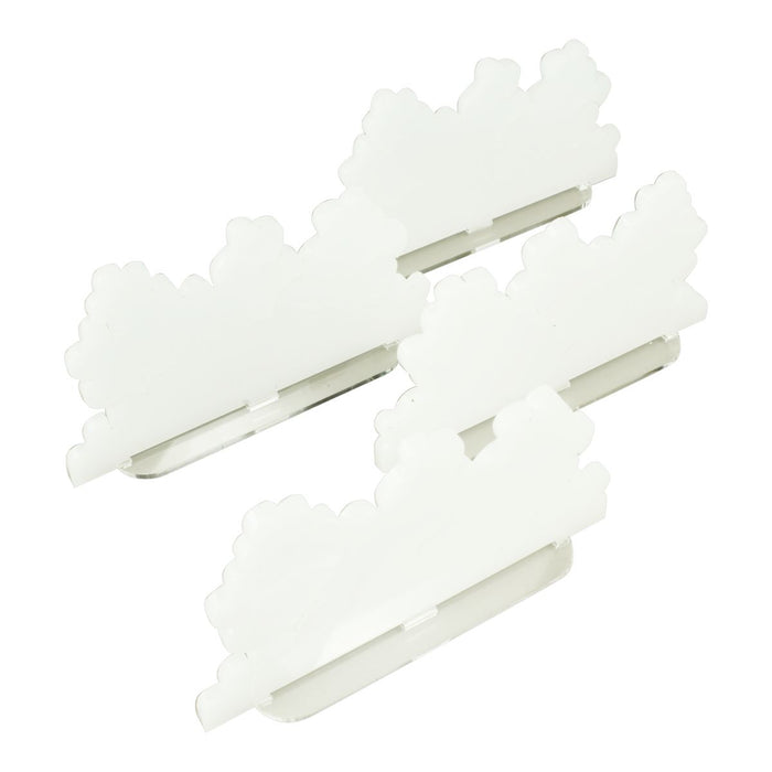 LITKO Smoke Screen Markers, Large, Translucent White (4)-Tokens-LITKO Game Accessories