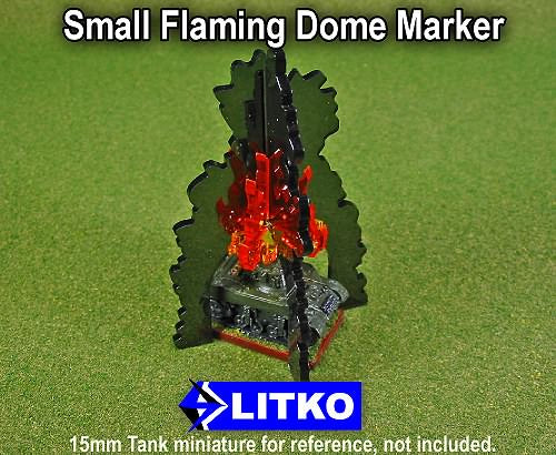 LITKO Flaming Dome Marker-Tokens-LITKO Game Accessories