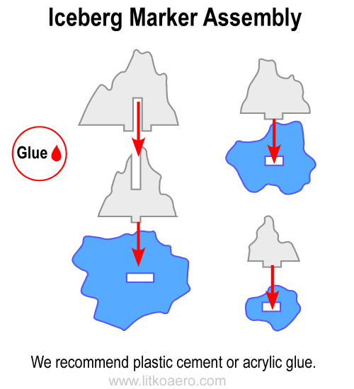 Iceberg Marker Set (6) - LITKO Game Accessories