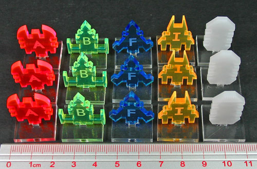Firestorm Wing Markers, Multi-Color (15)-Tokens-LITKO Game Accessories
