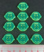 n00b Tokens, Fluorescent Green (10)-Tokens-LITKO Game Accessories