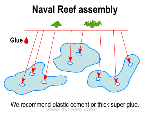 LITKO Naval Reef Marker Set (6) - LITKO Game Accessories