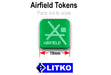 LITKO Airfield Tokens, Green (10)-Tokens-LITKO Game Accessories