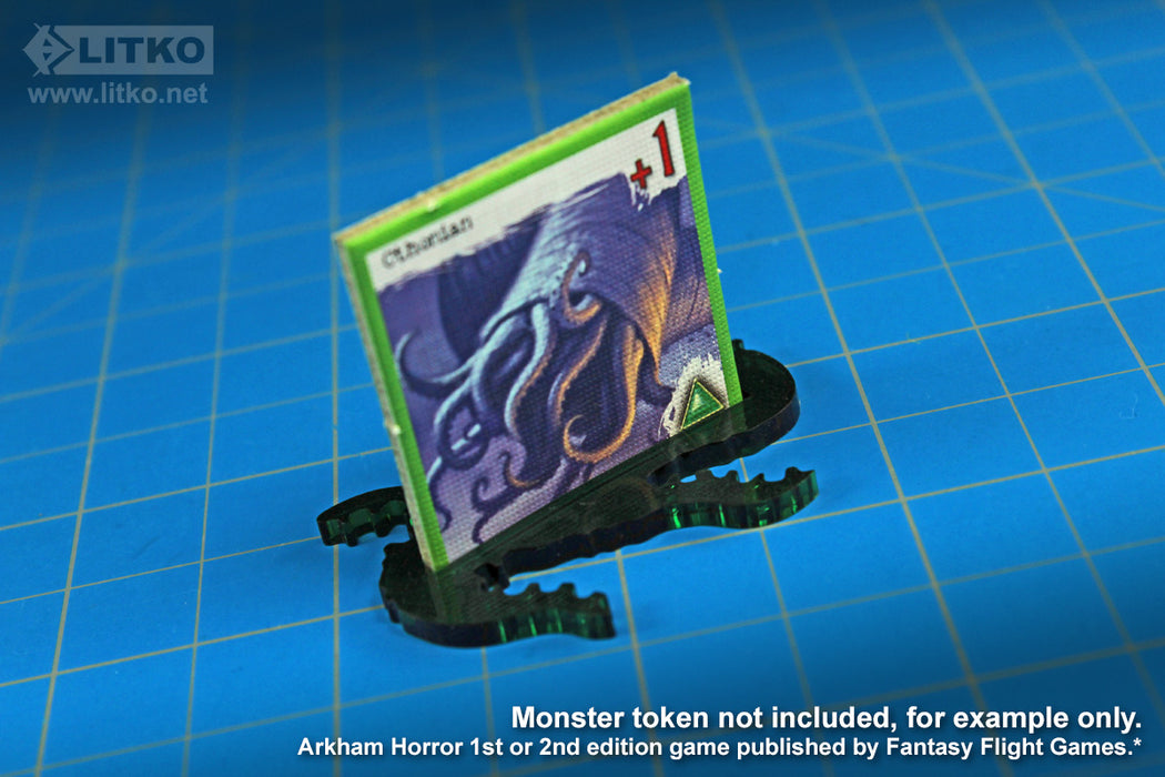 LITKO Monster Base, Translucent Green (8)-Tokens-LITKO Game Accessories