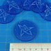 Sealed Gate Tokens, Fluorescent Blue (6)-Tokens-LITKO Game Accessories