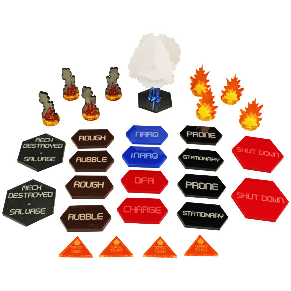 Advanced Mecha Combat Token Set | Battletech Classic — LITKO Game ...