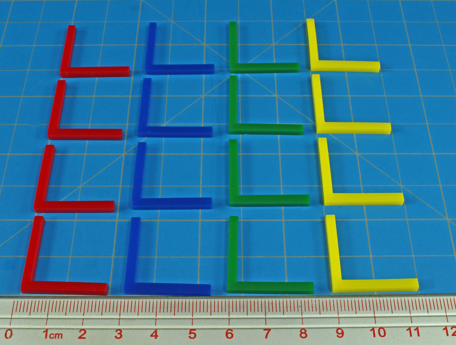 Boundary Token Set, Multi-color (16)-Tokens-LITKO Game Accessories