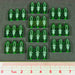 LITKO Gothic Space Missiles, Translucent Green (10)-Tokens-LITKO Game Accessories