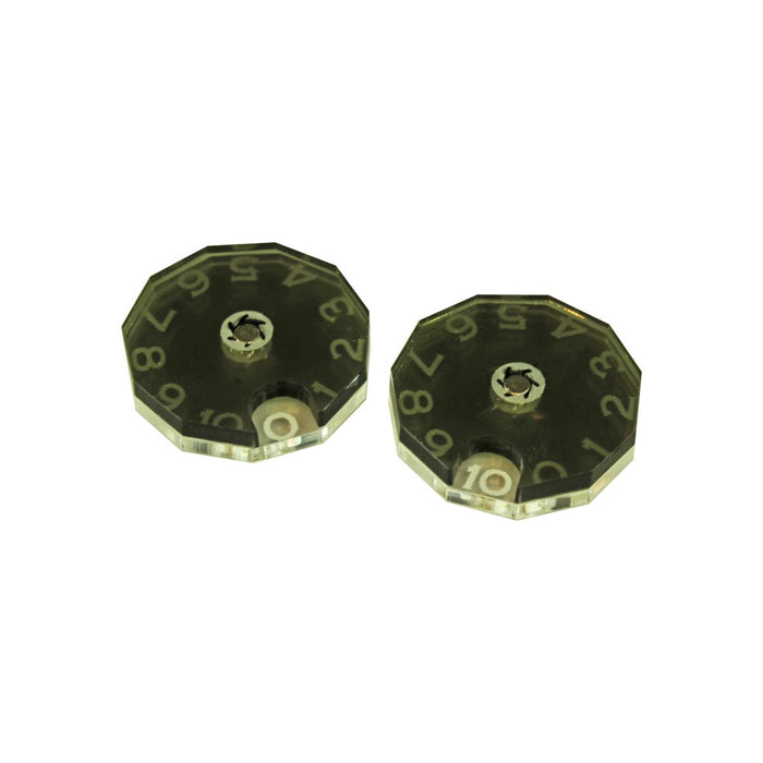 LITKO Crew Dials Compatible with Dystopian Wars 1st Ed, Translucent Grey (2)-Status Dials-LITKO Game Accessories