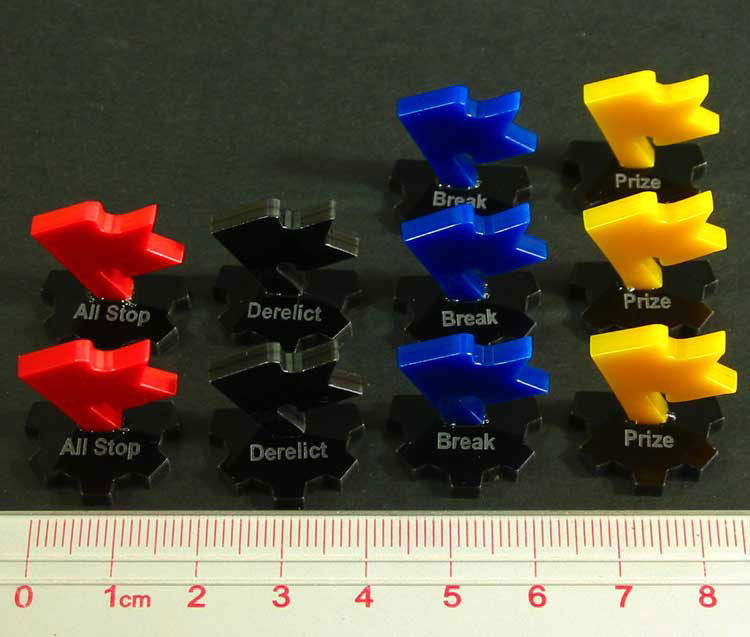 LITKO Steampunk Wars Status Markers (10)-Tokens-LITKO Game Accessories