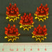 Raging Fire Markers (5)-Tokens-LITKO Game Accessories