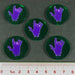 Steampunk Horror Body Part Tokens (5)-Tokens-LITKO Game Accessories