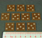 MineField Tokens, Brown (10)-Tokens-LITKO Game Accessories