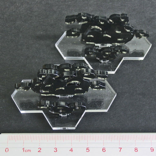 LITKO Galaxy Battle Asteroid Markers Compatible with the Battleship Galaxies (2)-Tokens-LITKO Game Accessories