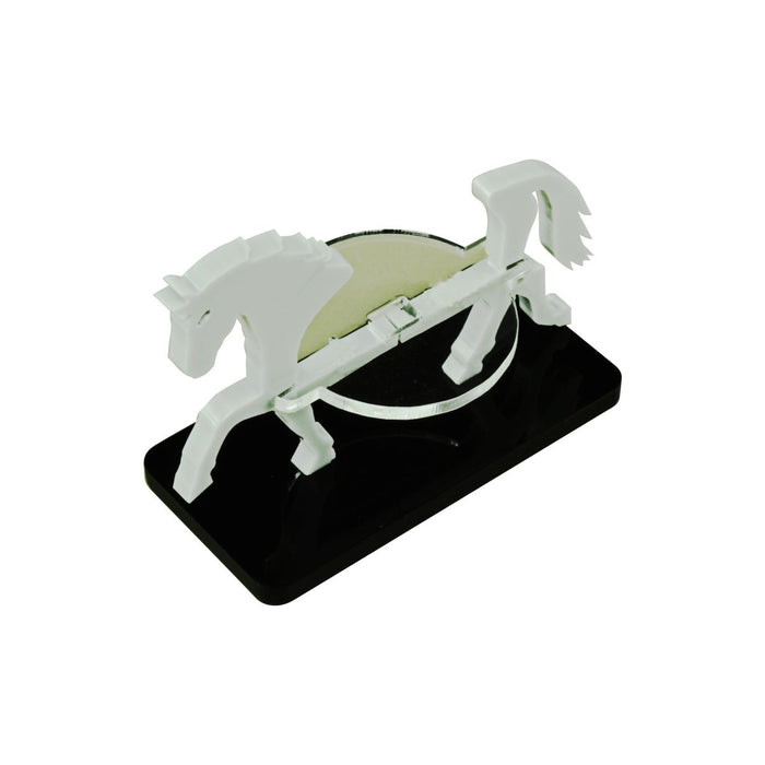 LITKO Horse Character Mount with 25x50mm Base, Grey-Character Mount-LITKO Game Accessories