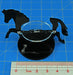 LITKO Warhorse Character Mount with 40mm Circular Base, Black - LITKO Game Accessories