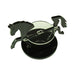 LITKO Warhorse Character Mount with 40mm Circular Base, Black-Character Mount-LITKO Game Accessories