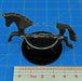 LITKO Warhorse Character Mount with 40mm Circular Base, Brown-Character Mount-LITKO Game Accessories