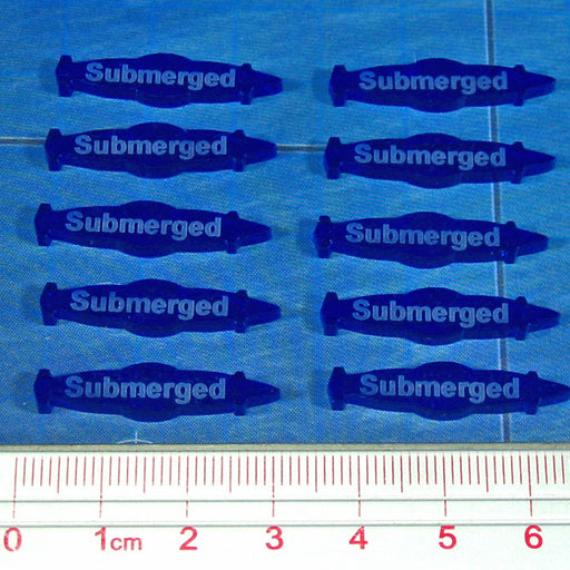 LITKO Submarine Submerged Tokens (10)-Tokens-LITKO Game Accessories