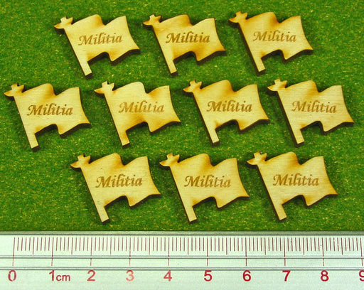 LITKO Militia Tokens (10)-Tokens-LITKO Game Accessories