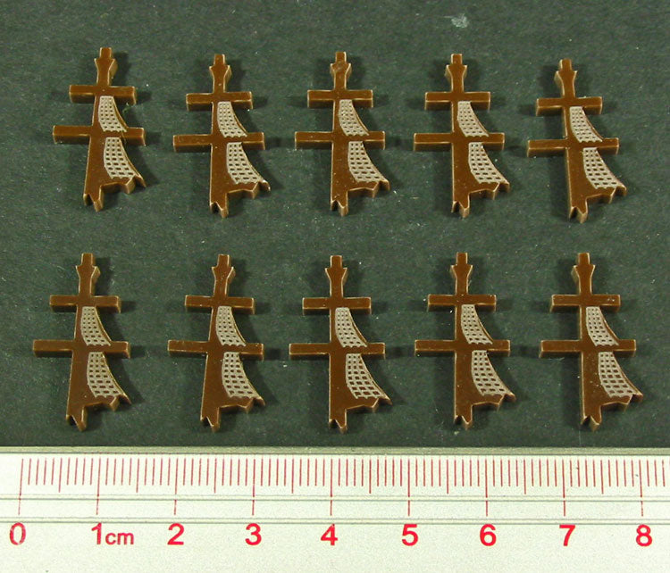 Mast Down Tokens, Brown (10)-Tokens-LITKO Game Accessories