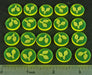 LITKO Seed Resource Tokens, Fluorescent Yellow (20)-Tokens-LITKO Game Accessories