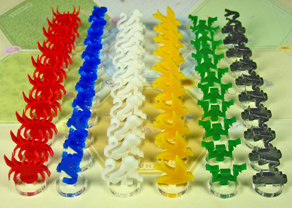 LITKO Dominance Territory Marker Set, Multi-Color (60)-Tokens-LITKO Game Accessories