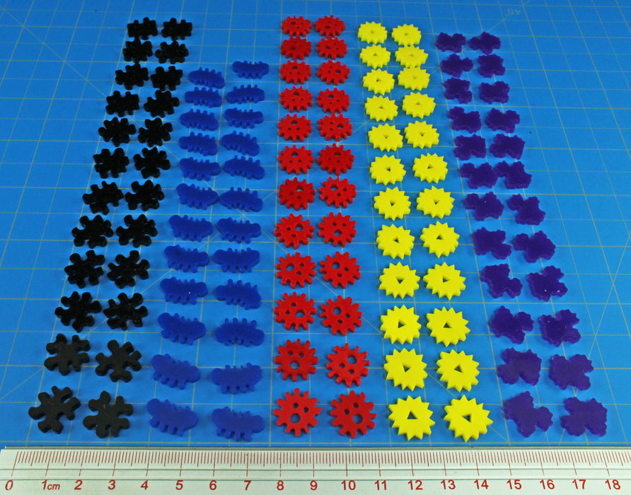 LITKO Virus Token Set, Multi-Color (120)-Tokens-LITKO Game Accessories